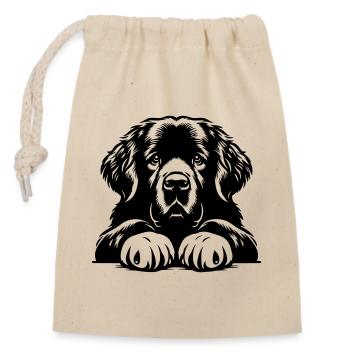 Newfoundland - Closable cotton gift bag (14x20cm) - nature - Front