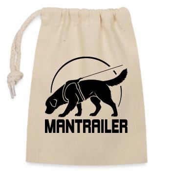 Golden Retriever MANTRAILER Chiens de recherche Chien - Sac cadeau en coton avec cordon (14 x 20 cm) - nature - Devant
