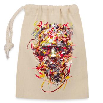 Horror Punk / Résumé - Sac cadeau en coton avec cordon (14 x 20 cm) - nature - Devant