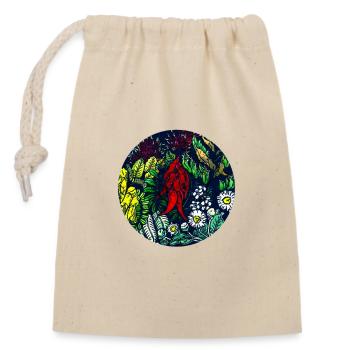 Forêt tropicale tropique protection de l'environnement nature changement climatique - Sac cadeau en coton avec cordon (14 x 20 cm) - nature - Devant