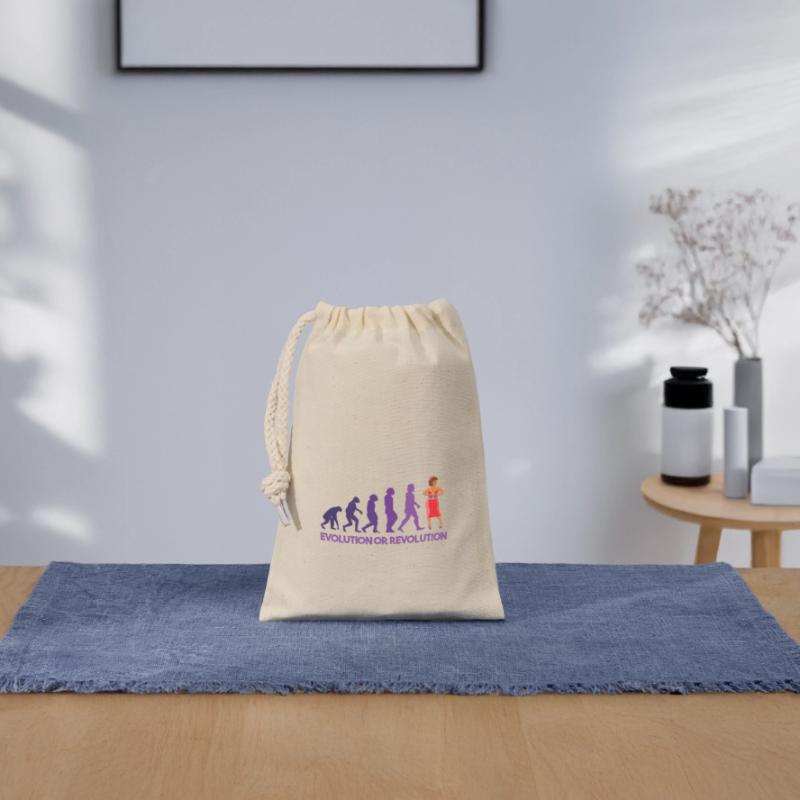 Drag Queen Evolution Oder Revolution Verschließbarer Geschenkbeutel aus Baumwolle (14x20cm)