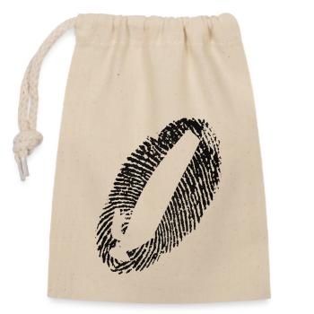 ADN de la planche à voile - Sac cadeau en coton avec cordon (14 x 20 cm) - nature - Devant