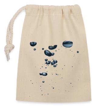 Bubble Water Costume Halloween Carnival Elements - Closable cotton gift bag (14x20cm) - nature - Front
