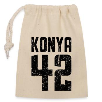 Konya 42 Turquie Turkiye Cadeau Vacances TR Turk - Sac cadeau en coton avec cordon (14 x 20 cm) - nature - Devant
