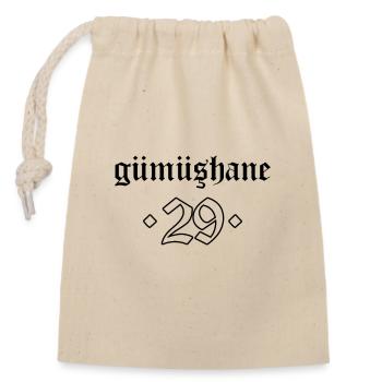 Gümüshane 29 Turquie Turkiye Cadeau Vacances TR - Sac cadeau en coton avec cordon (14 x 20 cm) - nature - Devant