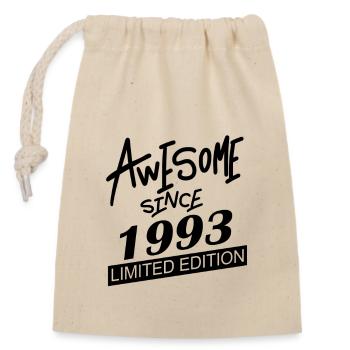 Fantastique depuis 1993 - né en 1993 - Sac cadeau en coton avec cordon (14 x 20 cm) - nature - Devant