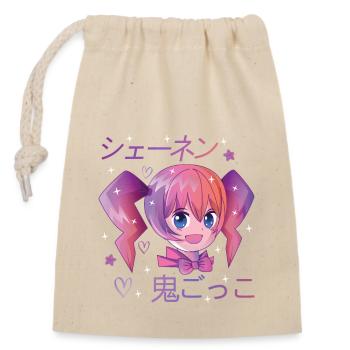 Anime schöne Tag nice day - Verschließbarer Geschenkbeutel aus Baumwolle (14x20cm) - Natur - Vorne
