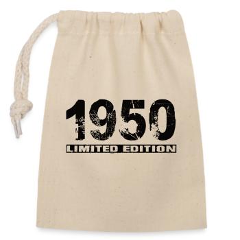 Édition limitée 1950 - Sac cadeau en coton avec cordon (14 x 20 cm) - nature - Devant