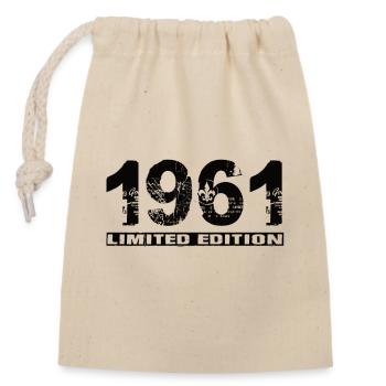 Édition limitée 1961 - Sac cadeau en coton avec cordon (14 x 20 cm) - nature - Devant