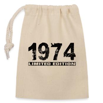 Édition limitée 1974 - Sac cadeau en coton avec cordon (14 x 20 cm) - nature - Devant