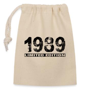 Édition limitée 1989 - Sac cadeau en coton avec cordon (14 x 20 cm) - nature - Devant