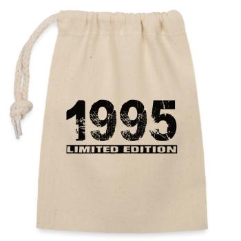 Édition limitée 1995 - Sac cadeau en coton avec cordon (14 x 20 cm) - nature - Devant