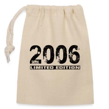 Édition limitée 2006 - Sac cadeau en coton avec cordon (14 x 20 cm) - nature - Devant