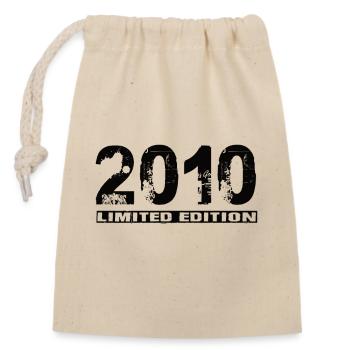 Édition limitée 2010 - Sac cadeau en coton avec cordon (14 x 20 cm) - nature - Devant