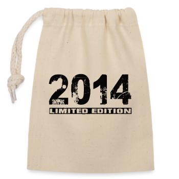 Édition Limitée 2014 - Sac cadeau en coton avec cordon (14 x 20 cm) - nature - Devant