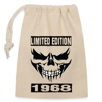 Limited Edition 1968 - Closable cotton gift bag (14x20cm) - nature - Front