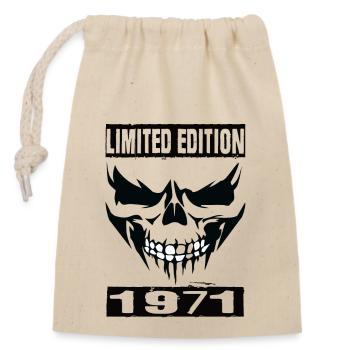 Édition limitée 1971 - Sac cadeau en coton avec cordon (14 x 20 cm) - nature - Devant