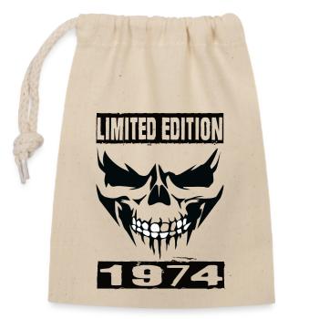 Édition limitée 1974 - Sac cadeau en coton avec cordon (14 x 20 cm) - nature - Devant