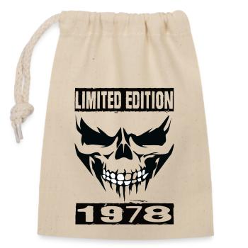 Limited Edition 1978 - Closable cotton gift bag (14x20cm) - nature - Front