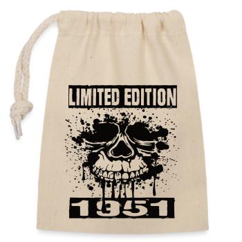 Édition limitée 1951 - Sac cadeau en coton avec cordon (14 x 20 cm) - nature - Devant