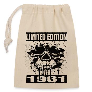 Édition limitée 1961 - Sac cadeau en coton avec cordon (14 x 20 cm) - nature - Devant