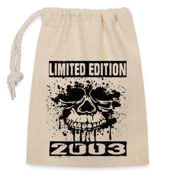 Édition limitée 2003 - Sac cadeau en coton avec cordon (14 x 20 cm) - nature - Devant