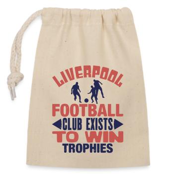 EXISTS TO WIN TROPHIES - Closable cotton gift bag (14x20cm) - nature - Front