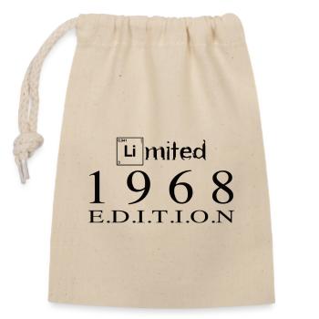 Limited Edition 1968 - Closable cotton gift bag (14x20cm) - nature - Front