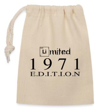 Édition limitée 1971 - Sac cadeau en coton avec cordon (14 x 20 cm) - nature - Devant