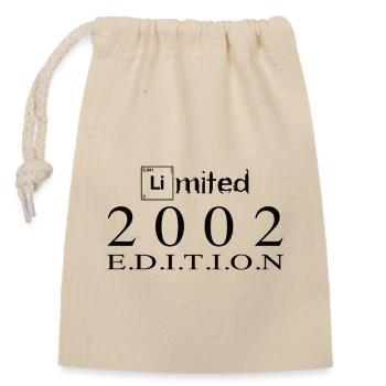 Édition limitée 2002 - Sac cadeau en coton avec cordon (14 x 20 cm) - nature - Devant