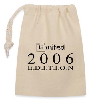 Édition limitée 2006 - Sac cadeau en coton avec cordon (14 x 20 cm) - nature - Devant
