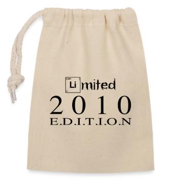 Édition limitée 2010 - Sac cadeau en coton avec cordon (14 x 20 cm) - nature - Devant