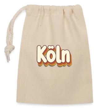 Cologne Cologne - Closable cotton gift bag (14x20cm) - nature - Front