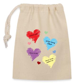 Philippines Filipino Flag Pride I Cadeau - Sac cadeau en coton avec cordon (14 x 20 cm) - nature - Devant