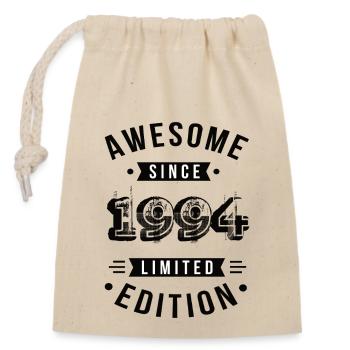Awesome Since 1994 Limited Edition - Closable cotton gift bag (14x20cm) - nature - Front