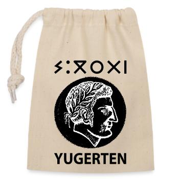 Jugurtha in Berber Yugerten, Sohn des Massinissa - Verschließbarer Geschenkbeutel aus Baumwolle (14x20cm) - Natur - Vorne
