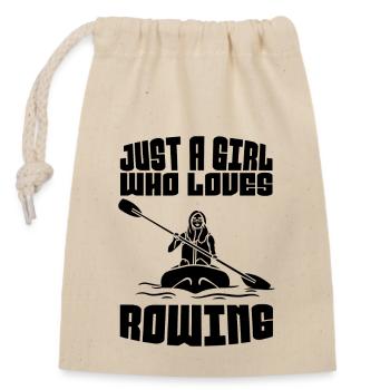Rowing Team Rowing Rowing Rowing Club - Closable cotton gift bag (14x20cm) - nature - Front