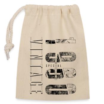 Vintage 1960 Special Edition Cadeau d’anniversaire - Sac cadeau en coton avec cordon (14 x 20 cm) - nature - Devant