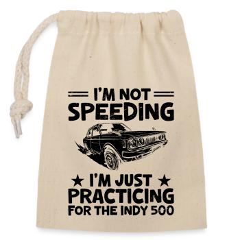 Driving License Passed New Driver Permit Driving S - Closable cotton gift bag (14x20cm) - nature - Front