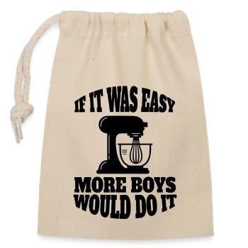 Baker Confectioner Bakery Confectionery Baking - Closable cotton gift bag (14x20cm) - nature - Front