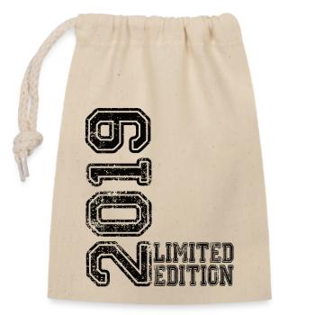 Édition limitée 2019 - Sac cadeau en coton avec cordon (14 x 20 cm) - nature - Devant
