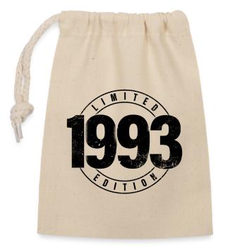 Limited Edition 1993 Year of Birth Urban Birthday - Closable cotton gift bag (14x20cm) - nature - Front