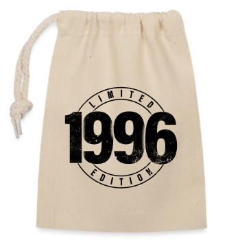 Limited Edition 1996 Year of Birth Urban Birthday - Closable cotton gift bag (14x20cm) - nature - Front