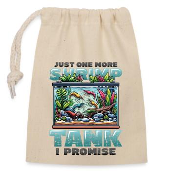 Shrimp Breeder Shrimp Aquarium - Closable cotton gift bag (14x20cm) - nature - Front