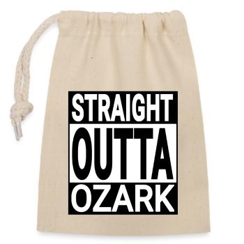 Ozark Missouri - Verschließbarer Geschenkbeutel aus Baumwolle (14x20cm) - Natur - Vorne