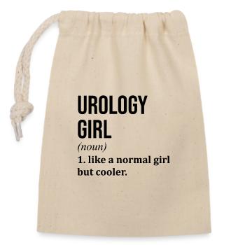 Urology - Closable cotton gift bag (14x20cm) - nature - Front