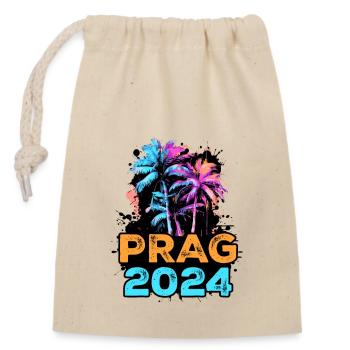 Tournée Prague 2024 - Sac cadeau en coton avec cordon (14 x 20 cm) - nature - Devant