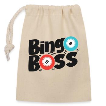 Bingo Player Bingo - Verschließbarer Geschenkbeutel aus Baumwolle (14x20cm) - Natur - Vorne