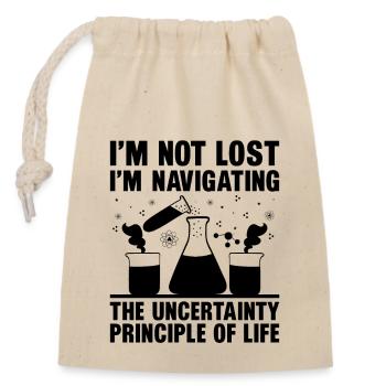 Professeur de sciences Professeur d’école Biologie Chimie P - Sac cadeau en coton avec cordon (14 x 20 cm) - nature - Devant
