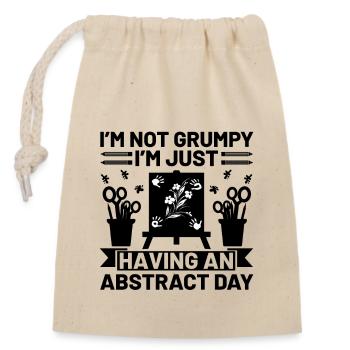 Art Teacher School Teacher Funny Art Teachers Scho - Closable cotton gift bag (14x20cm) - nature - Front